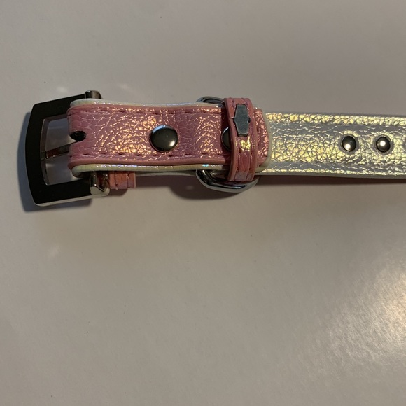 🎉HP🎉 Pink metallic rhinestone collar NEW - Picture 8 of 8